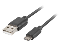 Cable Usb Lanberg Ca-usbm-20cu-0018-bk - Conectores Usb A A