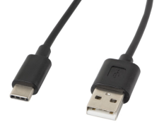 CABLE USB LANBERG 2.0 MACHO/USB C MACHO 1.8M NEGRO