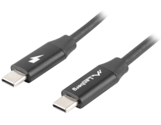 CABLE USB LANBERG 2.0 MACHO/USB C MACHO QUICK CHARGE 4.0 1.8M NEGRO