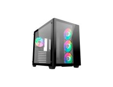 CAJA ATX ABYSM DANUBE SAVA 285 BLACK USB-C 1x3.5" 2x2.5" GPU MAX 410mm