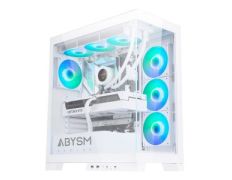 CAJA ATX ABYSM DANUBE SAVA H500 WHITE USB-C GPU MAX 430mm 1x3.5" 1x2.5"