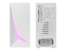 CAJA ATX COOLBOX GA450 STAR LIGHT ARGB CRISTAL TEMPLADO BLANCO 340mm GPU 1x3.5 5x2.5