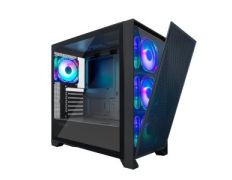 CAJA ATX COOLBOX GE2000 NEGRO DUALVIEW GPU MAX. 395mm 2x3.5 1x2.5