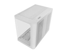CAJA GAMING MARS GAMING MCFUSION BLANCA, CRISTAL CURVADO, GPU 445mm, 2x3.5 3x2.5 SEMITORRE ATX