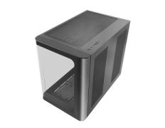CAJA GAMING MARS MCFUSION CRISTAL CURVADO SEMITORRE ATX NEGRO 445mm GPU 2x3.5 3x2.5