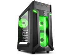 Caja ATX Sharkoon VG6-W RGB ATX/MicroATX/Mini-ITX Verde
