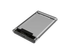 CAJA EXTERNA 2.5" USB 3.0 CONCEPTRONIC TRANSPARENTE - SATA, SIN TORNILLOS