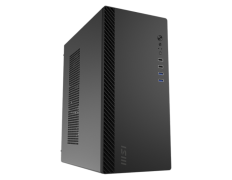 Msi Pro Shield M100p Micro-atx Caja Mid Tower Para Pc De Oficina Con Ventilador De 80mm Preinstalad