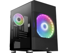Caja Micro ATX Aerocool Cube Atomic Black