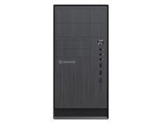 \CAJA UNYKA MICROATX AERO C12 ALUMINIO CEPILLADO NEGRO FRONTAL USB3,0 USB-C