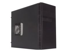 CAJA UNYKAch MICROATX Grey Rain EVO - Color Negro Frontal Cepillado con Regillas Laterales y USB 2.0