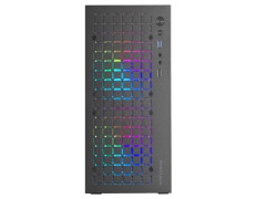 CAJA GAMING MICROATX MARS GAMING MC-CORE BLACK METAL-MESH CON 2 VENTILADORES FRGB 120mm