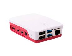 Caja Oficial para Raspberry Pi 4 Rojo/Blanco