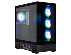 Caja Zalman P40 Ds Atx 4xvent 120mm Argb 2xusb 3.0 Negro Sin Fuente