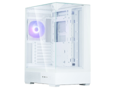 Torre PC Caja Zalman P40 Prism Atx 3xvent 120mm Argb 2xusb 3.0 Blanco Sin Fuente