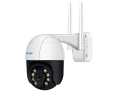 Cámara de Vigilancia Escam QF518 WiFi Blanco 5MP P/T