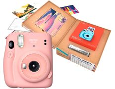 Cámara Fujifilm Instax Mini 11 Bundle Blush Pink