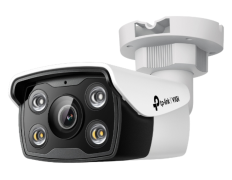 TP-LINK 5MP FULL-COLOR BULLET NETWORK CAMERA SPEC: 5MP, 4MM FIXED LENS, 1/2.7" PROGRESSIVE SCAN CMOS