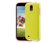 Funda CandyShell para Samsung Galaxy S4 Amarillo-Rosa