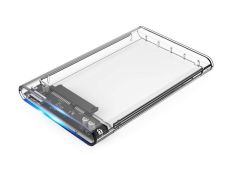 CAJA EXTERNA 2.5" USB 3.0 COOLBOX T-2533 SLIM CHASE TOTALMENTE TRANSPARENTE