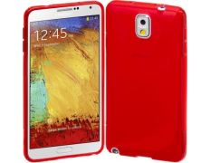 Carcasa de goma para Samsung Galaxy Note 3 Rojo