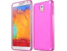 Carcasa de goma para Samsung Galaxy Note 3 Rosa