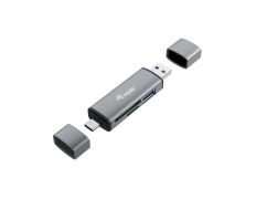 CARD READER EXTERNO EQUIP USB 3.0 - USB-A & USB-C DOBLE CONEXION OTG