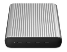 HYPER - 245W GaN Desktop Charger Portátil, Smartphone, Tableta Negro, Plata Corriente alterna, Bater