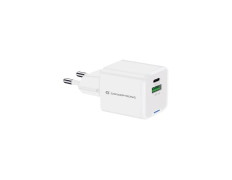 CARGADOR USB GAN CONCEPTRONIC 20W BLANCO 1xUSB-C PD 1xUSB-A