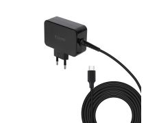 Cargador de Pared USB-C PD 65W Tooq Negro con Tecnología GAN