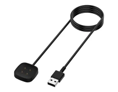 Cargador Fitbit Versa 3 / Versa 4 Negro - Marca CROCOCASE