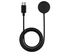 Cargador USB-C Negro para Google Pixel Watch 3, Pixel Watch 2, Fitbit Versa 4 y Versa 3 - Compatible