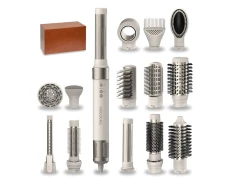 Moldeador multifunción Cecotec Bamba CeramicCare 14in1 AirGlam Champán - Accesorios para el cabello