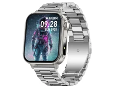 Correa de Acero Plata Colmi P80 para Smartwatches y Smartband