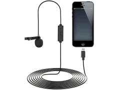 Micrófono Lavalier COMICA para Smartphone con Conector Lightning 4.5 m