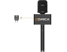 Micrófono Inalámbrico COMICA Revo S USB-C para Entrevistas en Mano