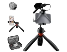Tripode con Micrófono COMICA VM10-K2 PRO - Kit de video para smartphones