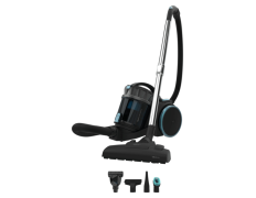 Aspirador de Trineo Cecotec Conga Rockstar Multicyclonic XL Animal Plus, 800W, 4 L, Sin Bolsa - Negr