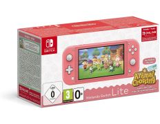 Consola Nintendo Switch Coral + Juego Animal Crossing New Horizons (Código de Descarga en la Caja) +