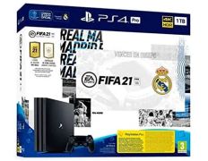 Consola Playstation 4 Pro 1 TB Real Madrid Edition + Fifa 21