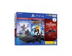 Consola PS4 (500GB) + Horizon Zero Dawn + Ratchet + Spiderman