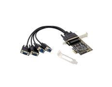 CONTROLADORA PCIe CONCEPTRONIC 4 PUERTOS SERIE COMPATIBLE LOW PROFILE