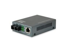 CONVERTIDOR FIBRA MONOMODO SC 60KM RJ45 ETHERNET LEVEL ONE FVT-1104