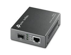 CONVERTIDOR DE FIBRA TP-LINK MC420L OMADA RJ45 10Gb A RANURA SFP+ GIGA MiniGBIC - MONTAJE EN CHASIS