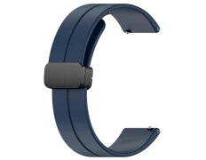 Correa Universal Magnética 22mm Azul Oscuro - Xiaomi/Amazfit/Samsung/Huawei/Realme/Ticwatch
