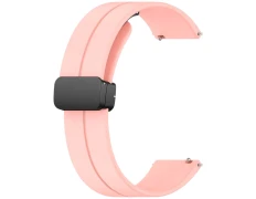 Correa Universal Cierre Magnético 22mm Rosa para Smartwatch Xiaomi Amazfit Samsung Huawei Realme Ticwatch - CROCOCASE