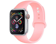 Correa de Silicona Apple Watch 42/44/45/49mm - Marca CROCOCASE - Rosa