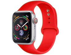 Correa de Silicona Apple Watch CROCOCASE 42/44/45/49mm - Accesorio Smartwatch - Rojo