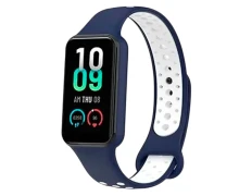 Correa Xiaomi Mi Smart Band 8 Active / Redmi Smart Band 2 Azul y Blanco - CROCOCASE