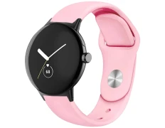 Correa Silicona 20mm Rosa Universal Elegance para Smartwatch Xiaomi/Amazfit/Samsung/Huawei/Realme/Ticwatch
